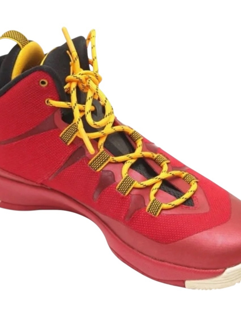 Jordan Yellow and Black High-Top Sneaker Tongue - Picture 3 of 7